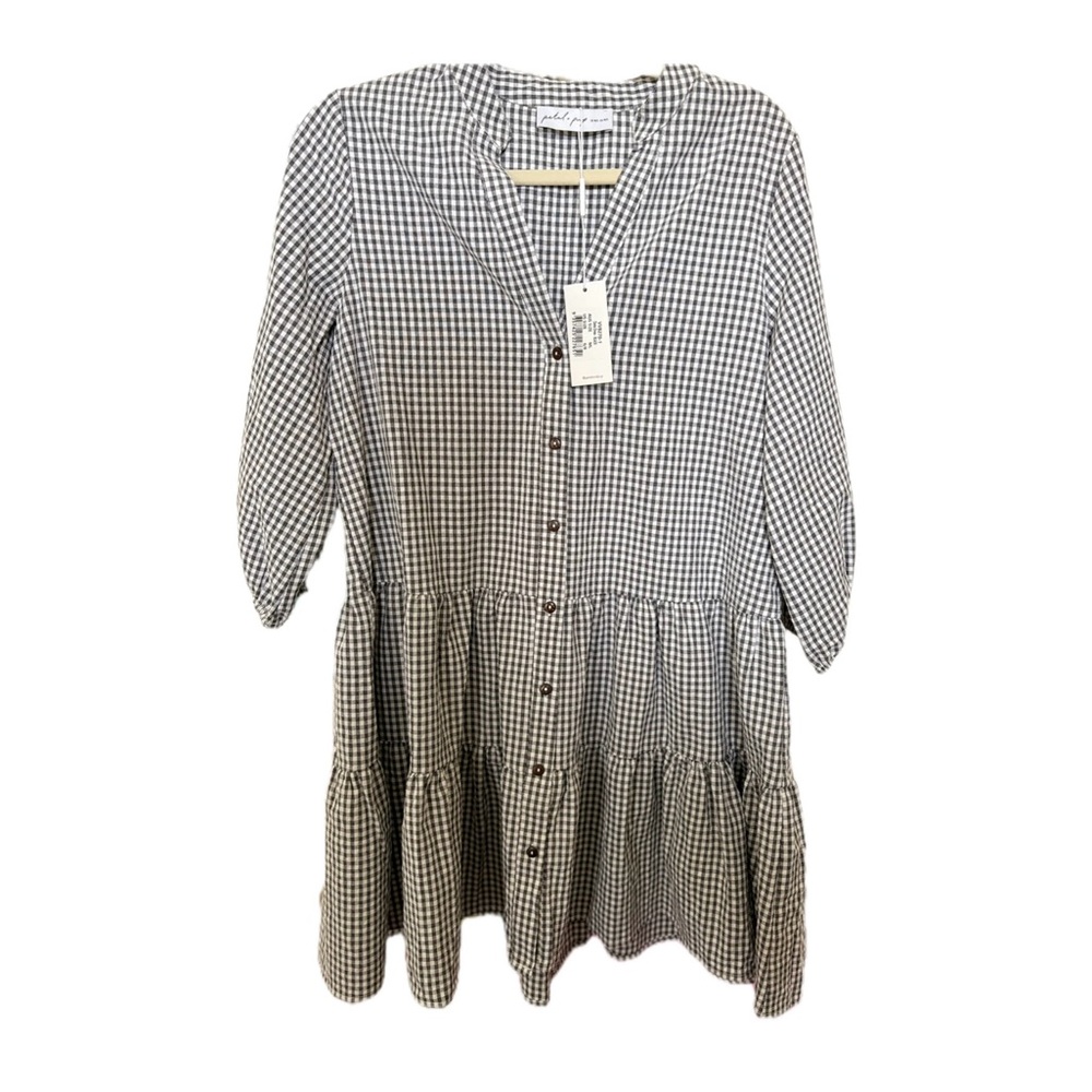 Checkered women’s dress